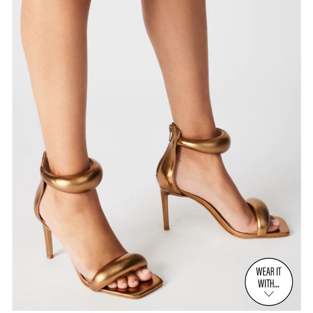 NWT Steve Madden Partay Bronze Heels